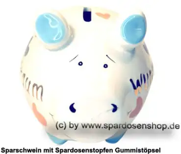 Sparschwein Kleinsparschwein 3D Wunschtraum Goldedition Keramik B